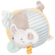 Плюшена играчка KikkaBoo - Joyful Mice, занимателна топка