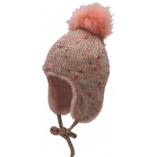 Плетена зимна шапка Sterntaler - Момиче, 53 cm, 2-4 години -1