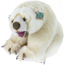 Плюшена играчка Rappa Еко приятели - Полярна мечка, 43 cm -1