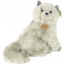 Плюшена играчка Rappa Еко приятели - Британска котка, седяща, 35 cm -1