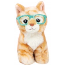 Плюшена играчка Studio Pets - Коте с очила, Рей Бен -1