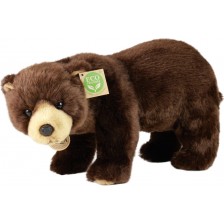 Плюшена играчка Rappa Еко приятели - Кафява мечка, стояща, 40 cm -1