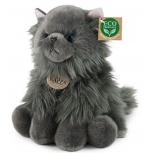 Плюшена играчка Rappa Еко приятели - Персийска дългокосместа котка, седяща, 30 cm -1