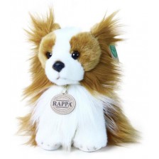 Плюшена играчка Rappa Еко приятели - Куче Папийом, седящо, 18 cm -1