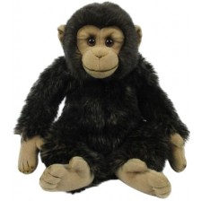 Плюшена играчка Rappa Еко приятели - Шимпанзе, 27 cm