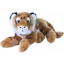 Плюшена играчка Rappa Еко приятели - Тигър, лежащ, 36 cm