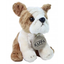 Плюшена играчка Rappa Еко приятели - Куче Булдог, 14 cm -1