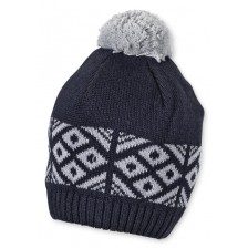 Плетена зимна шапка Sterntaler - За момчета, 49 cm, 12-18 месеца -1