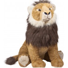 Плюшена играчка Амек Тойс - Седнал плюшен лъв, 80 cm