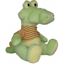 Плюшена играчка Амек Тойс - Крокодил с тениска, 60 cm -1