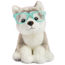 Плюшена играчка Studio Pets - Куче Хъски с очила, Улфи, 23 cm -1