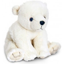 Плюшена играчка Keel Toys Wild - Полярна мечка, 25 cm -1