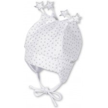 Плюшена бебешка шапка Sterntaler - 43 cm, 5-6 месеца -1