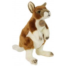 Плюшена играчка Rappa Еко приятели - Кенгуру, стоящо, 30 cm -1