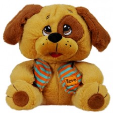 Плюшена играчка Амек Тойс - Куче с елече, 22 сm -1