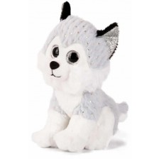 Плюшена играчка Амек Тойс - Хъски с блестящи уши, 19 cm