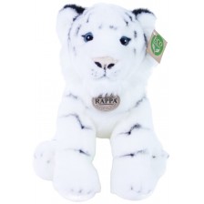 Плюшена играчка Rappa Еко приятели - Бял тигър, стоящ, 30 cm