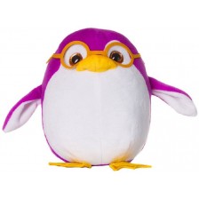 Плюшена играчка Fluffii - Пингвин с очила -1
