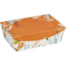 Подаръчна кутия Giftpack - 35 x 23 x 11 cm, с цветен десен и магнитно затваряне -1