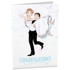 Поздравителна картичка iGreet - Булка и младоженец