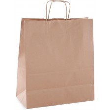 Подаръчна торбичка Apli - 25 x 11 x 31, кафява -1
