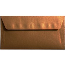 Пощенски плик Favini - DL, златистокафяв, 10 броя -1