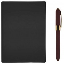 Подаръчен комплект Victoria's Journals - Smith, черен, 2 части, в кутия -1