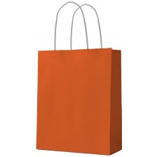 Подаръчна торба S. Cool - крафт, оранжева, L -1