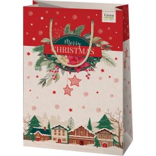 Подаръчна торбичка Cardex  - Merry Christmas, L -1