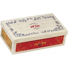 Подаръчна кутия Giftpack - Еленчета, 31.5 x 18 x 10 cm -1