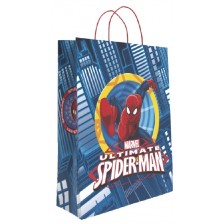 Подаръчна торбичка S. Cool - Ultimate Spider-Man, тъмносиня, XL -1
