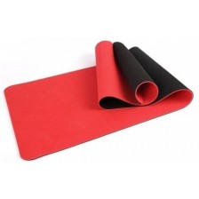 Постелка за йога Maxima - 182 х 61 х 0.6 cm, червена