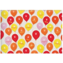 Подаръчна хартия Susy Card - Балони, 70 x 200 cm -1
