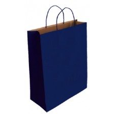 Подаръчна торбичка IPA - Крафт, синя, M -1
