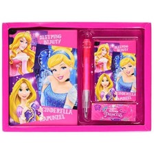Подаръчен комплект Globo - Disney Princess, 3 части -1