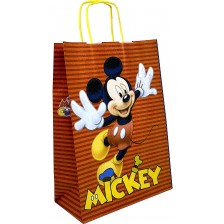 Подаръчна торбичка S. Cool - Mickey Mouse, червена, L