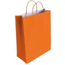 Подаръчна торбичка IPA - Крафт, оранжева, L