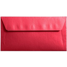 Пощенски плик Favini - DL, червен, 10 броя -1