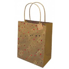 Подаръчна торбичка Mitama - 20 х 25 х 10 cm, с картичка, асортимент -1