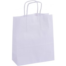Подаръчна торбичка Apli - 18 х 8 х 21, бяла -1
