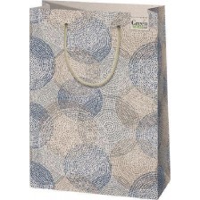 Подаръчна торбичка Cardex - Сини кръгове, джъмбо