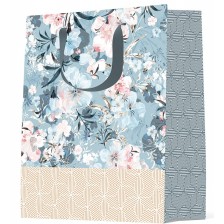 Подаръчна торба S. Cool - цветя, L, 12 броя