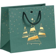 Подаръчна торбичка Giftpack - Коледна елха, 35 cm -1