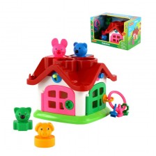 Играчка за сортиране Polesie Toys - Къща -1