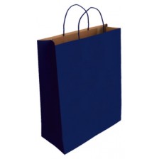 Подаръчна торбичка IPA - Крафт, синя, L