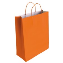 Подаръчна торбичка IPA - Крафт, оранжева, M -1