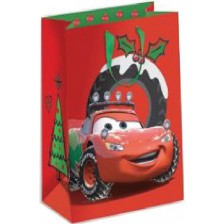 Подаръчна торбичка Zoewie Disney - Cars Xmas, 26 x 13.5 x 33.5 cm 