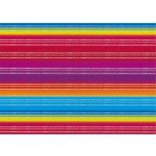 Подаръчна хартия Susy Card - Цветни елементи, 70 x 200 cm