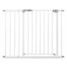 Предпазна преграда за врата Hauck - Open N Stop KD, 21 cm, бяла
