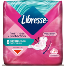 Превръзки с крилца Libresse - Ultra Long , 8 броя -1